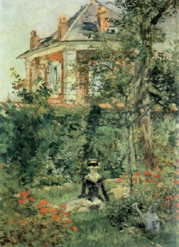 Edouard Manet Corner of the Garden at Bellevue Spain oil painting art